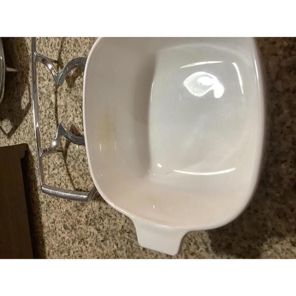 glass quart corningware